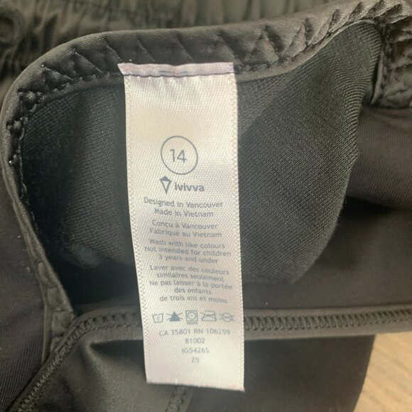 Ivivva by Lululemon Pant and Tank Top Set Youth Size 14 - Picture 8 of 12